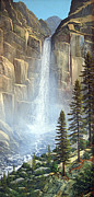 Great Falls #1 Painting by Frank Wilson Great Falls #1 Painting by Frank Wilson