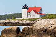 Hendricks Head Lighthouse Southport Island Maine #2 Photograph by Dawna Moore Photography