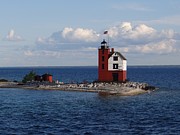 Round Island Lighthouse #4 Photograph by Keith Stokes Round Island Lighthouse #4 Photograph by Keith Stokes