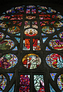 Stained Glass Our Lady of the Rosary Cathedral Manizales Colombi #2 Photograph by Adam Rainoff