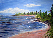 Trixies Cove Painting by Clara Sue Beym