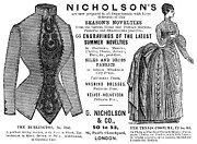 Womens Fashion, 1886 #2 Photograph by Granger Womens Fashion, 1886 #2 Photograph by Granger