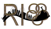 Abstract Rio de Janeiro skyline #4 Digital Art by Michal Boubin Abstract Rio de Janeiro skyline #4 Digital Art by Michal Boubin