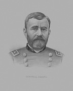 General Grant - Two Drawing by War Is Hell Store