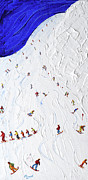 Piste 14 St Anton #3 Painting by Pete Caswell