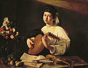 The Lute Player Painting by Caravaggio