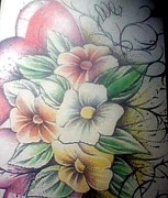 Untitled  #3 Drawing by Maru 