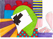 Untitled #35 Drawing by Teddy Campagna