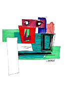 Untitled #38 Drawing by Teddy Campagna