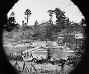 Civil War: Pontoon Bridge #4 Photograph by Granger