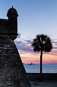 Sunrise over Matanzas Inlet and Castillo de San Marcos, St. Augustine, Florida #4 Photograph by Dawna Moore Photography