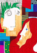 Untitled #47 Drawing by Teddy Campagna