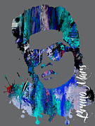 Bruno Mars Collection #5 Mixed Media by Marvin Blaine