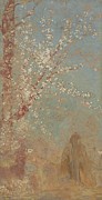 The Red Tree #8 Painting by Odilon Redon