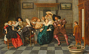 A Banquet Painting by Dirck Hals