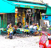An outdoor cafe scene in Paris Photograph by Jan Matson