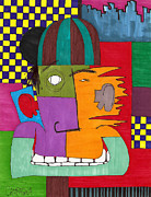 A Colorful Yet Checkered Past Drawing by Teddy Campagna