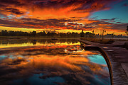 A Fall Sunrise Photograph by John De Bord