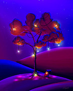 A Night Under The Stars Painting by Cindy Thornton