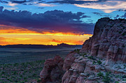 A Sunset In Arches National Park Photograph by John De Bord