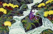 A Visit from Whirlwind Painting by Chholing Taha