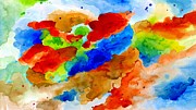 Abstract 15 - Colorful Art by L.Dumas Painting by Lucie Dumas