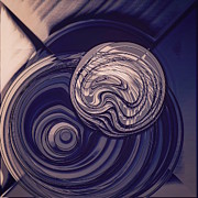 Abstract Bubbles Digital Art by Marko Sabotin