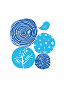 Abstract Nature Blue Digital Art by BONB Creative