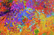 Modern Abstract Painting - Festival of Color No. 4 Painting by Patricia Awapara