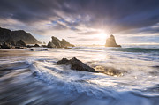 Adraga Surf Photograph by Michael Breitung