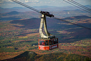Aerial Tram in Autumn Photograph by Kevin Craft