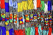African Tribal Necklaces Photograph by Jane Rix