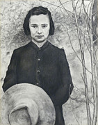 After FSA photo by Walker Evans Drawing by Richard Barone