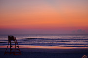 Afterglow Lifeguard Photograph by Bradley Dever