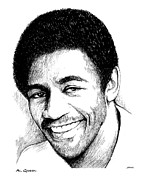 Al Green Drawing by Greg Joens