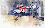 Alfa Romeo T33 TT3 1972 Targa Florio  Painting by Yuriy Shevchuk
