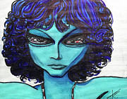 Alien Jim Morrison Painting by Similar Alien Alien Jim Morrison Painting by Similar Alien