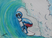 Alien Tube Painting by Similar Alien