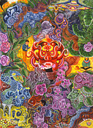 Allpa Manchari Painting by Pablo Amaringo