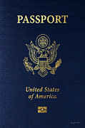 American Passport Cover  Digital Art by Serge Averbukh
