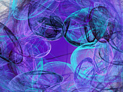 Amethyst Gems Stones Digital Art by Andee Design