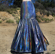 Ameynra fashion. Silver rainbow siren skirt Photograph by Sofia Goldberg Pixels