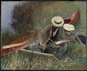 An Out of Doors Study Painting by John Singer