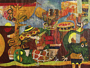 Ancient Wisdom Painting by Speelman Mahlangu