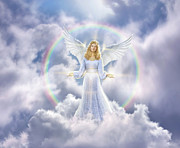 Angel Digital Art by Jerry LoFaro
