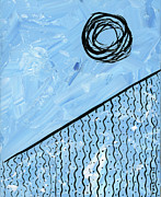 Angle of Repose vertical Painting by Diane Thornton