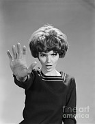 Angry Woman With Hand Held Out, C.1960s Photograph by H. Armstrong Roberts/ClassicStock