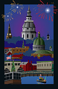 Annapolis Holiday Digital Art by Joe Barsin