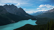 Aqua Lake Banff Alberta Canada Photograph by Lawrence S Richardson Jr