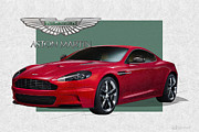 Aston Martin D B S V 12 with 3 D Badge Photograph by Serge Averbukh Aston Martin D B S V 12 with 3 D Badge Photograph by Serge Averbukh